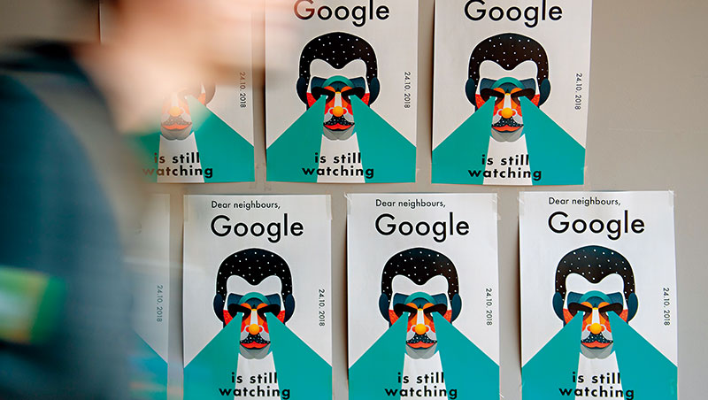 隱私權爭議，近來成了Google遭質疑的火線話題，也成為員工抗議的理由。